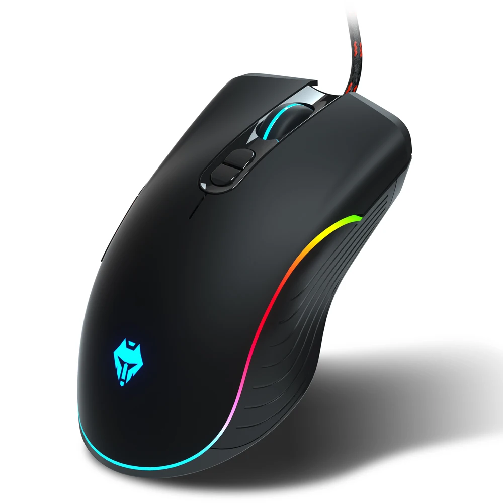 Wholesale Gaming Rgb wired mouse customization 7D high dpi