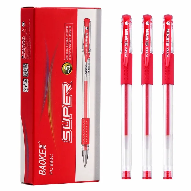 Factory Promotional Wholesale 100 Piece Gel Pen Ink Set 0.5mm Tip Plastic Gel Pen