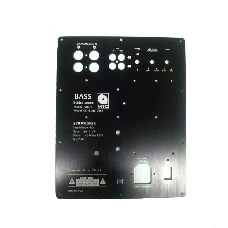 High Quality ODM OEM Custom Metal Milling Aluminum CNC Anodized Machining Fabrication Parts Remote Controller Panel