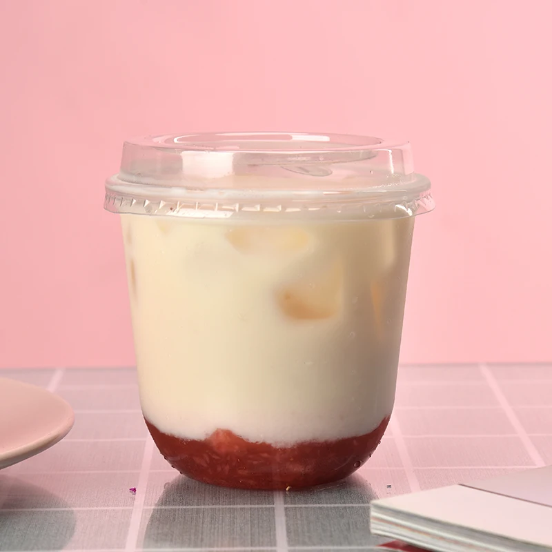 wholesale 10oz 300ml pet u shape cup