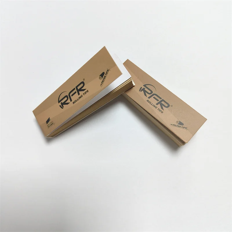 RFR Easy to Roll Natural Unbleached Paper Smoking Paper King Size Mini Smoking Filter Tips