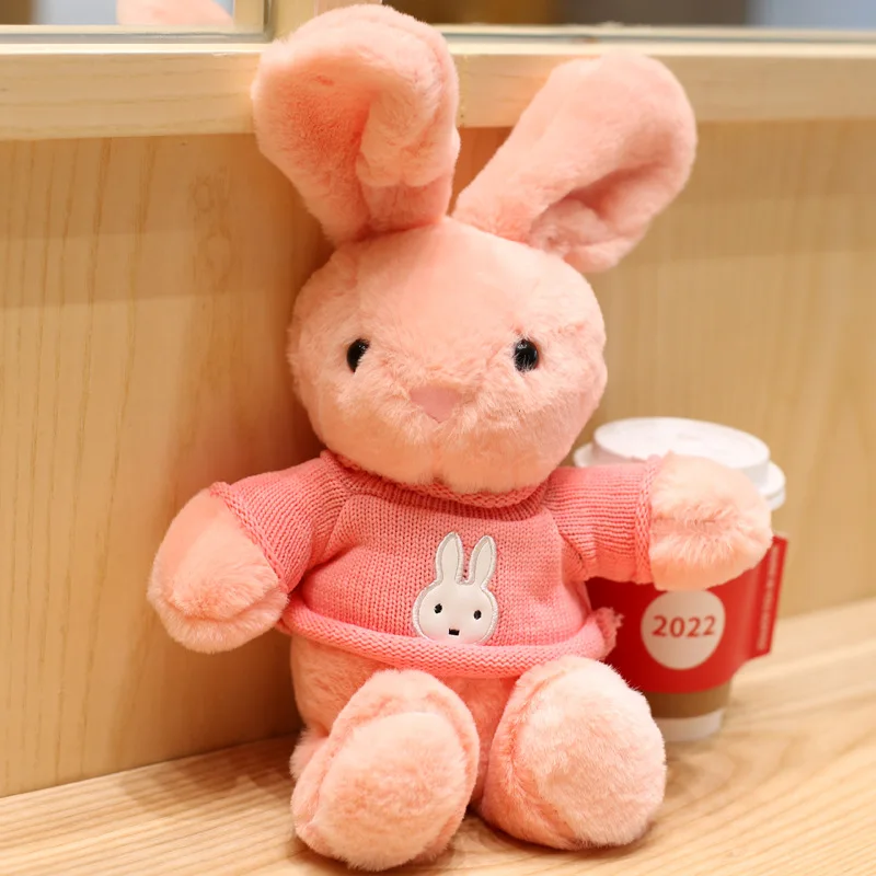 Hot Sale Custom Popular Birthday Children Girls Gift Cute Kawaii Animal Doll Bunny Easter Soft Rabbit Plush Stuffed Toys