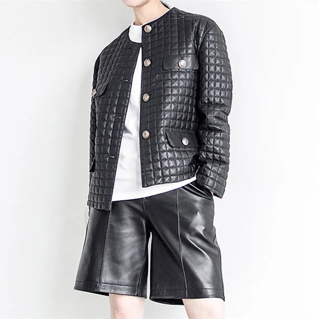 New Spring Autumn Office Lady Overcoats Cotton Wear Thick And Warm Wholesale Sheepskin Coats Genuine Leather Jacket