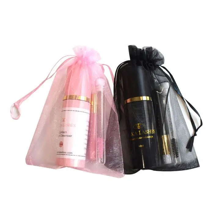 Vegan Lash Shampoo Private Label Bottle Eyelash Extension Foam Cleanser With Brushes Lash Eye Lash Extension Shampoo