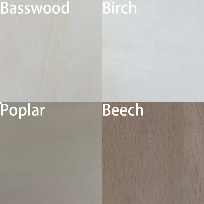 Supplier Wholesale Competitive Price 920 x 920 mm Laminated Basswood Birch Beech Board 2mm 3mm 4mm 5mm 6mm Plywood Sheet