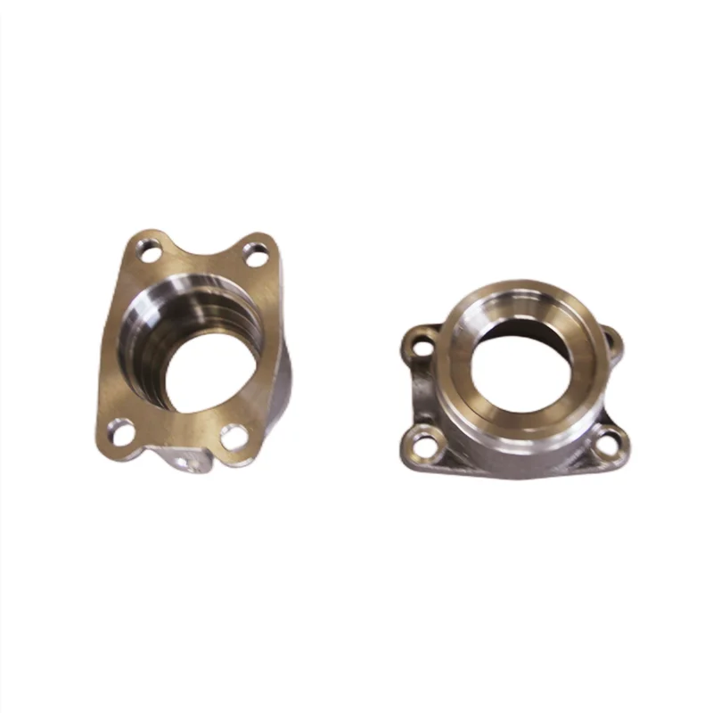 stainless steel round handrail tube flange base