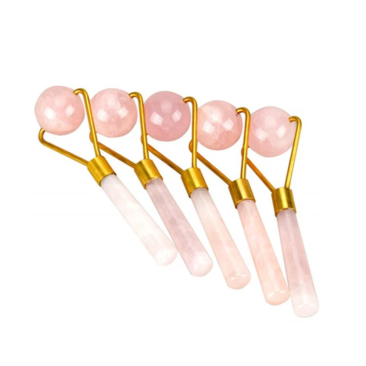 High Quality Natural Jade Slimming Face Massage Tool Single Head Facial Jade Roller Treat Eye Bags Anti-Aging Massage Therapy