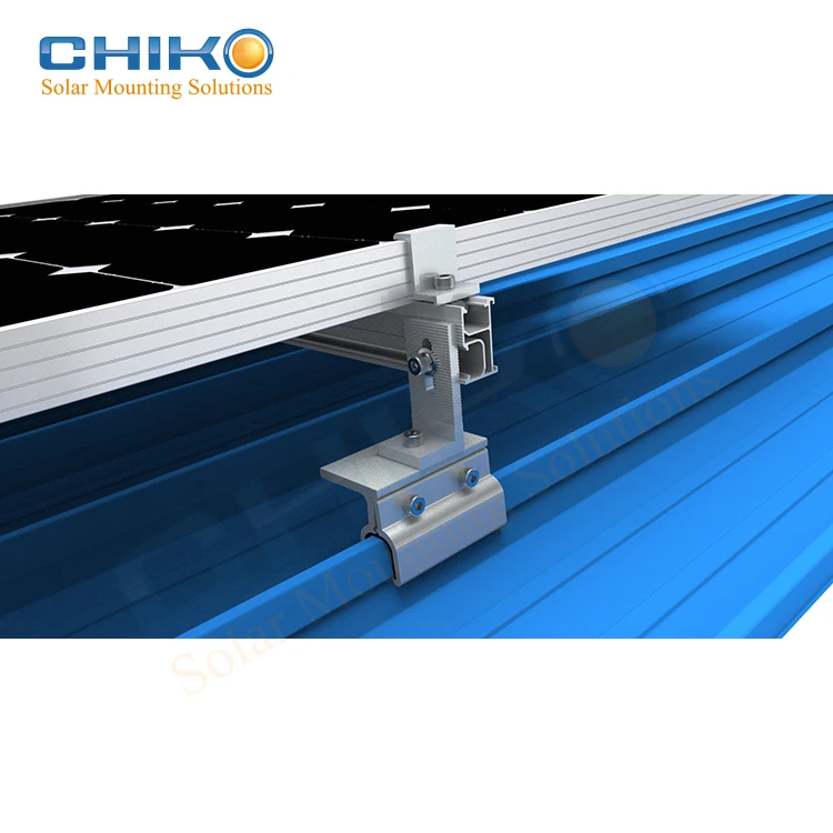 ISO Certification solar tin roof clamp for klip-lok tin roof home solar system