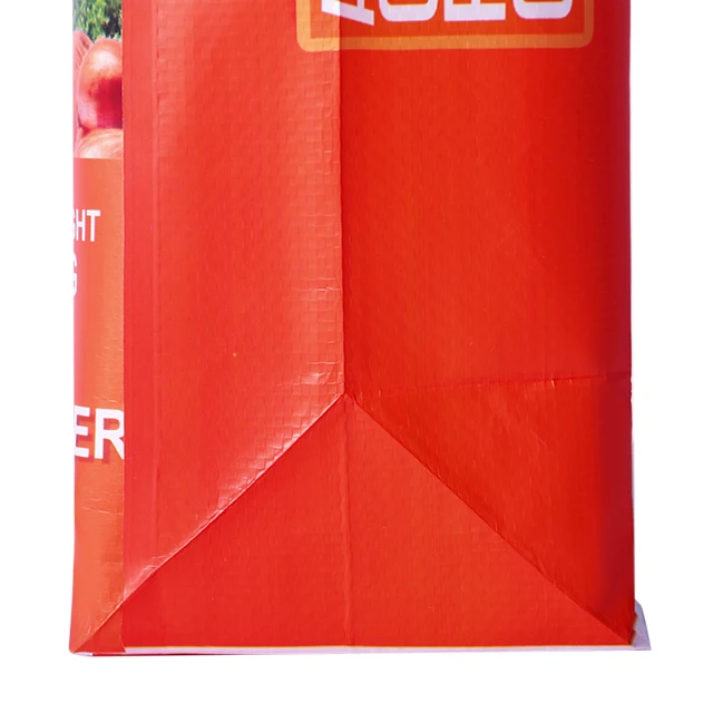 empty 25kg pp woven bopp film laminated printed woven bags for fertilizer