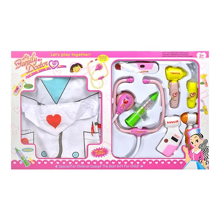 New Colorful Preschool Doctor Set Children Pretend Play Mini Medical Toys for wholesale