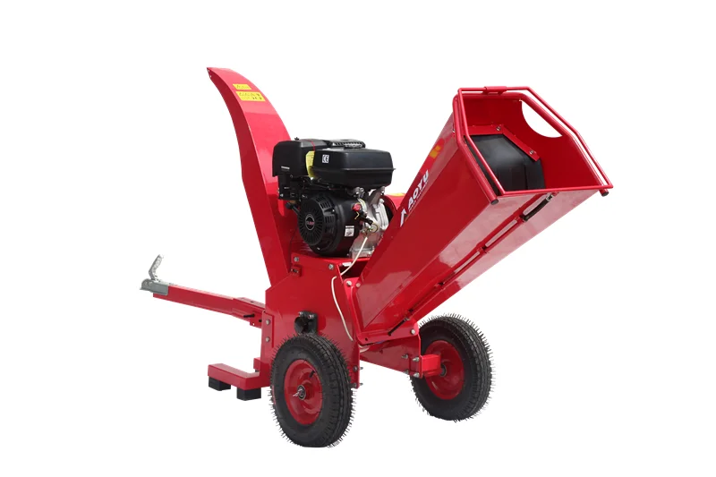 13hp gas powered industrial wood tree chipper shredder