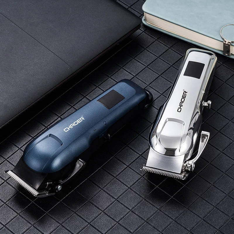 2022 Hot Selling LCD Display T Blade Professional Electric Safe Cordless Hair Clipper Trimmer Haircut Grooming Kit for Men