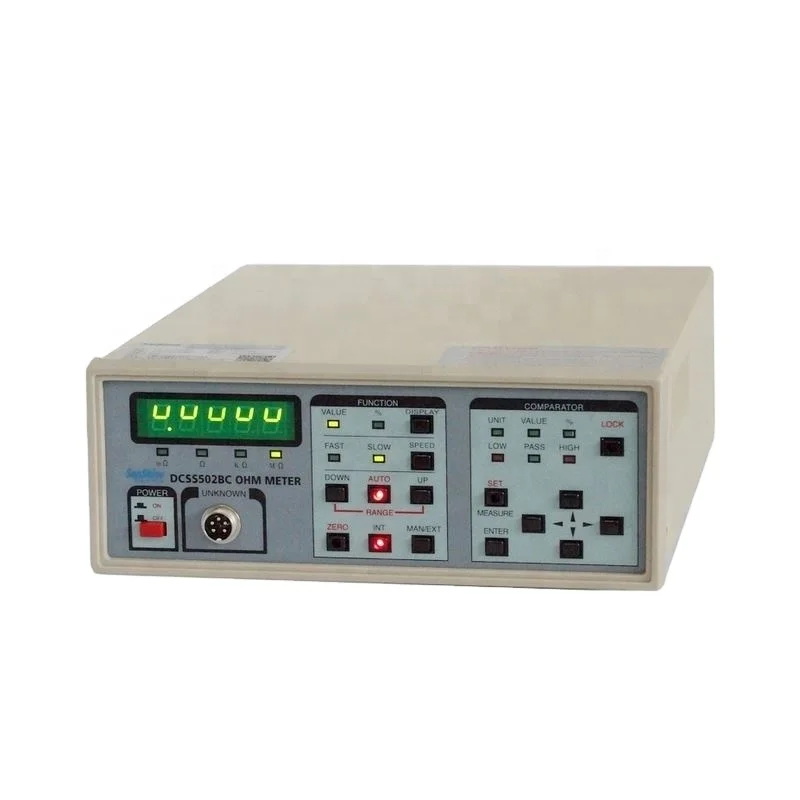 Precision digital resistance meter (SSDC502BC)