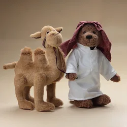 Authentic Full-Knuckle Plush Toy Set Of Arabian Teddy Bear With Camel