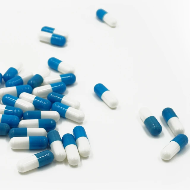 Hot-sale Blue-White Medicine Used Empty Hard Gelatin Capsules
