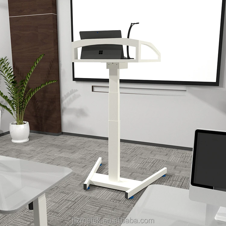 Ergonomic Motorized Square Leg Height Adjustable Table Sit Frame Adjustable Electric Table