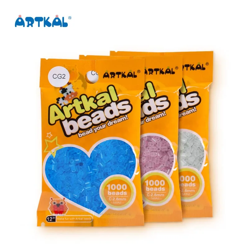 Wholesale Fashion Diy Toys Artkal CB1000P Patterns Artkal Fuse 5mm 2.6mm Girls Kids Midi Hama Perler Beads
