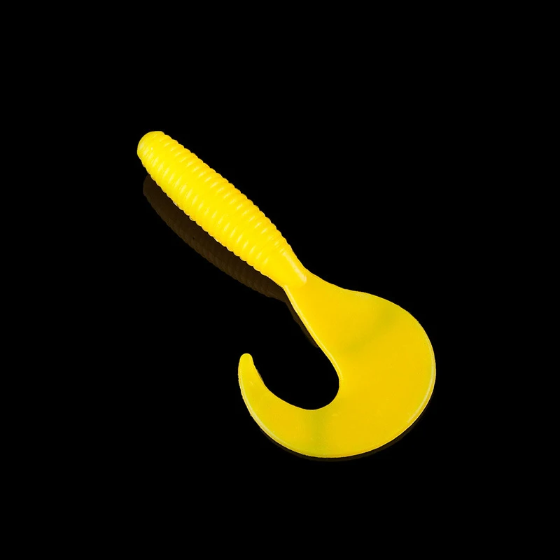 Saltwater silicone soft bait bass grub maggot plastic soft worm lure swim baits