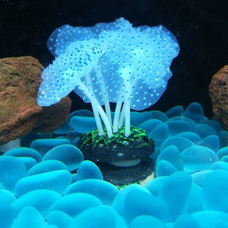 Luminous Glowing Silicone Anemone Home Decor Fish Tanks Ornaments Aquarium Accessories Aquarium Decoration