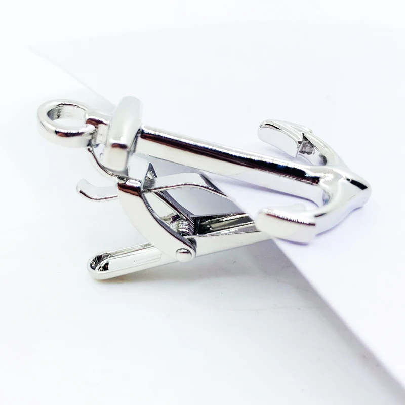 Hot Sale Wholesale Custom Metal Pin Gold Plated Hardware Diy Blank Logo Men Portable Hat Alligator Tie Clips