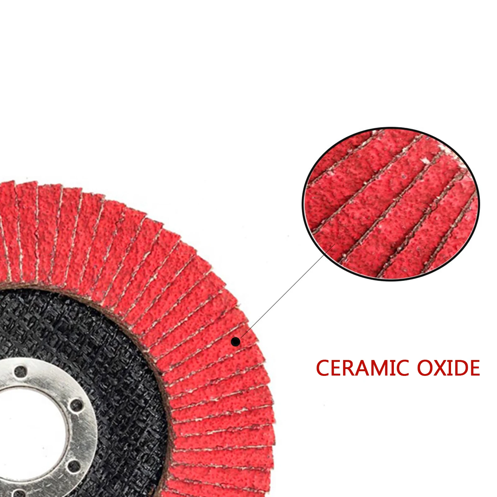 125mm Ceramic Aluminum Oxide 4/4.5/5 inch Fap Wheel Disc Abrasive Flap Disc Grit 40 for Stainless Steel Wood Polishing Grinder