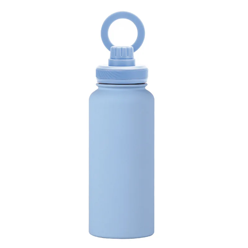 SUXIU OEM Vacuum thermos and hot water bottle Smart Water bottle Vacuum BPA-free sport bottle with silicone treatment