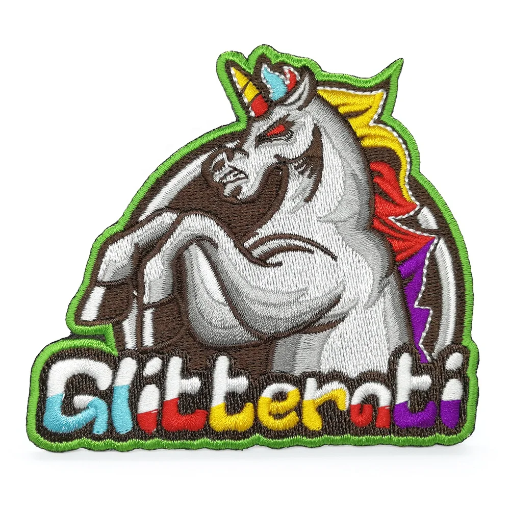 wholesale cheap iron on patches custom embroidery