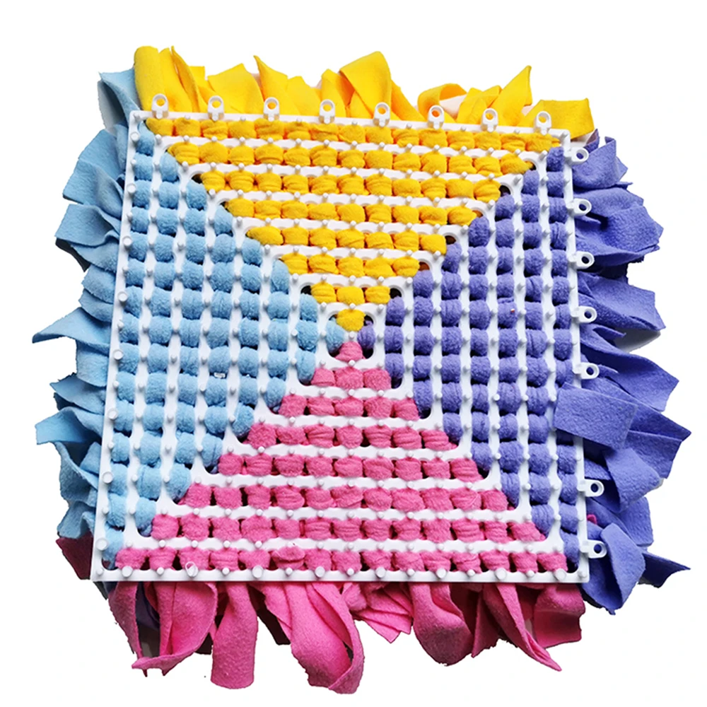 Wholesale Hand-knitted Pet Snuffle Mat Dog Nosework Snuffle Mat for Dogs Training Feeding Stress Release Dog Toy