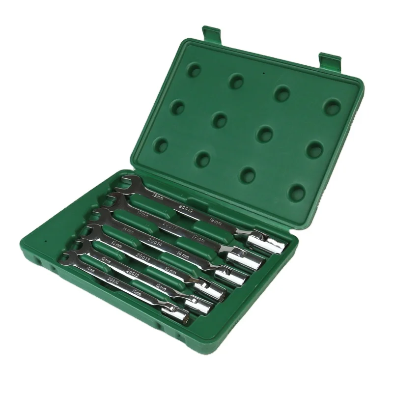 
Wholesale 6PCS Auto Combination wrench Socket set Ratchet Wrench Tool Set 
