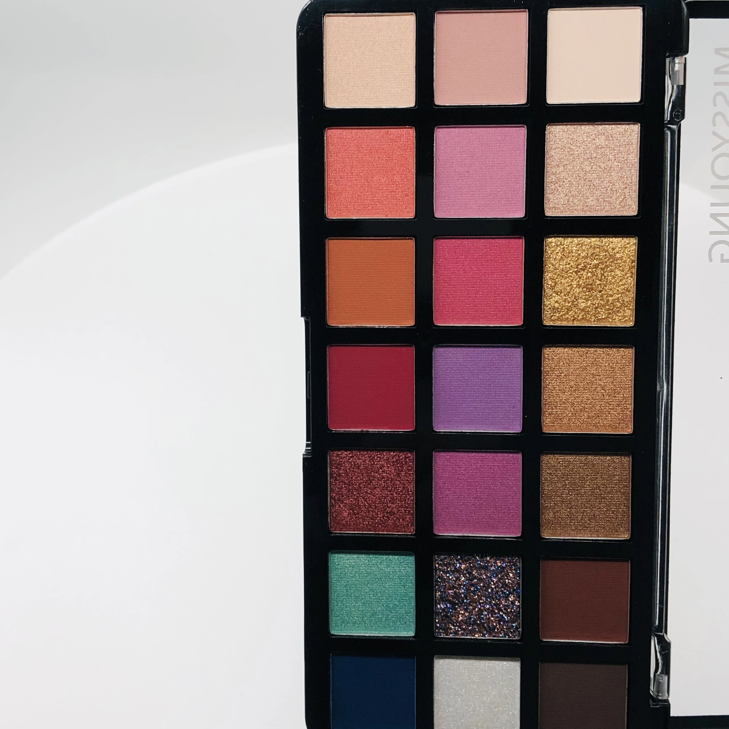New High Quality Eyeshadow Palette Wholesale Private Label Cosmetics 21 Colors Glitter Eyeshadow