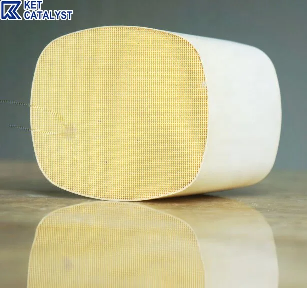 KET Palladium and Rhodium honeycomb ceramic 400 cell three way catalyst for exhaust catalytic converter