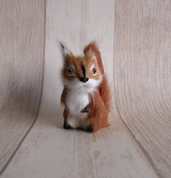 Wholesale Of Simulated Squirrel Fur Handicrafts Forest Series Christmas Tree Decoration Animals Small Squirrels By Manufacturers