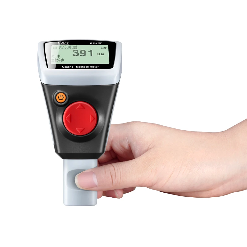 CEM DT-157H Coating Thickness Gauge Meter 0~2000um Thickness Tester For Car Paint