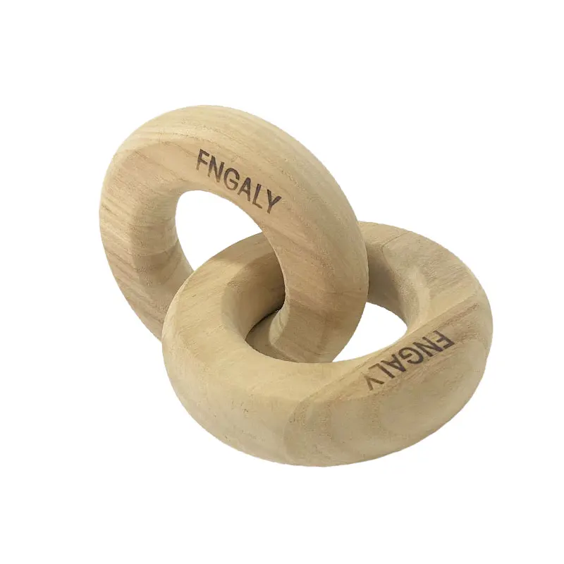 GALY деревянная цепочка Декоративная гирлянда из бисера деревенская ручная резка деревянное украшение для стен узел/цепь