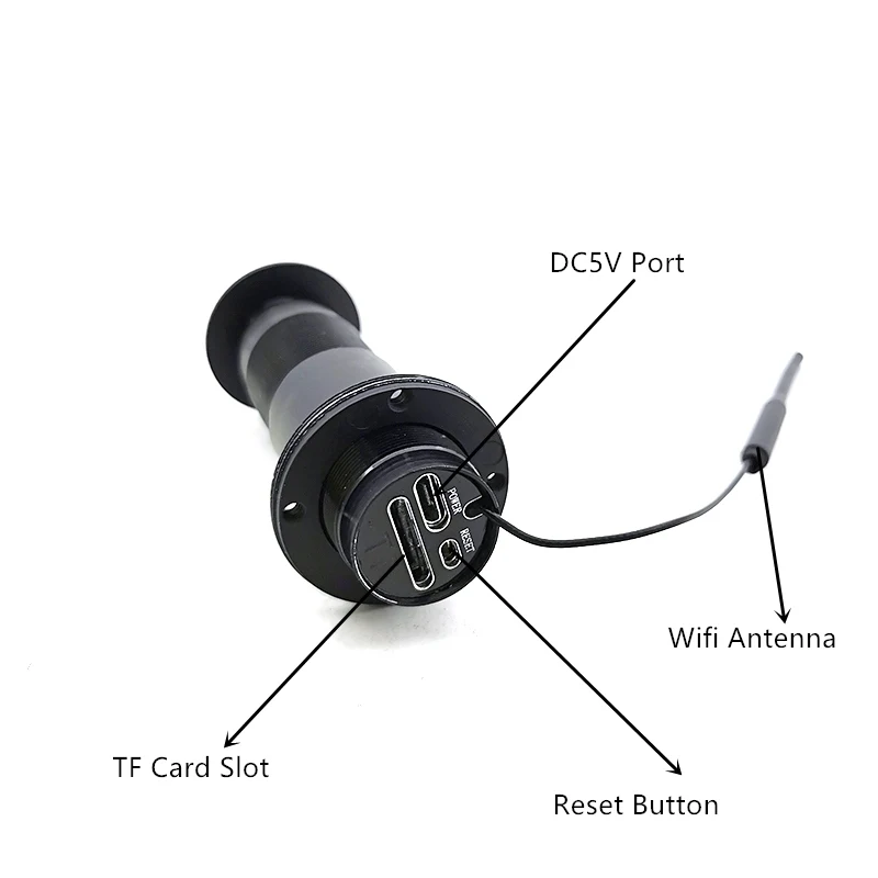 1080P Front door fisheye peephole camera remote control WIFI smart home motion detection P2P wireless access control camera