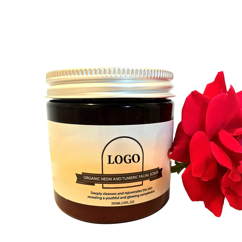 Cosmetics Facial Scrub Paraben-free Exfoliator & Smoothing and Turmeric & Neem Face Scrub Korean