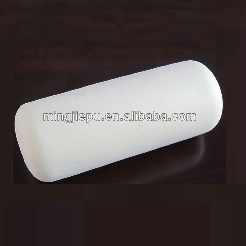 Memory Foam Petite Bolster Roll Round Pillow with Removable Cover memory foam neck roll pillow