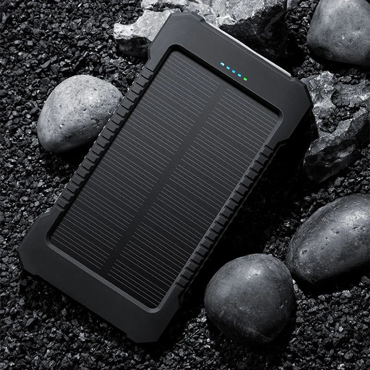 Waterproof high quality power banks solar powerbank 20000mah