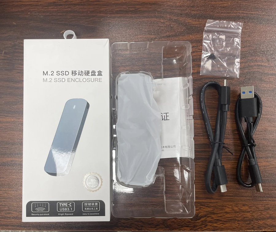 Алюминиевый адаптер M.2 NVME SSD, USB 3,1/3,2 Gen 2 (10 Гбит/с) к NVME PCI-E M-Key, твердотельный накопитель, внешний корпус