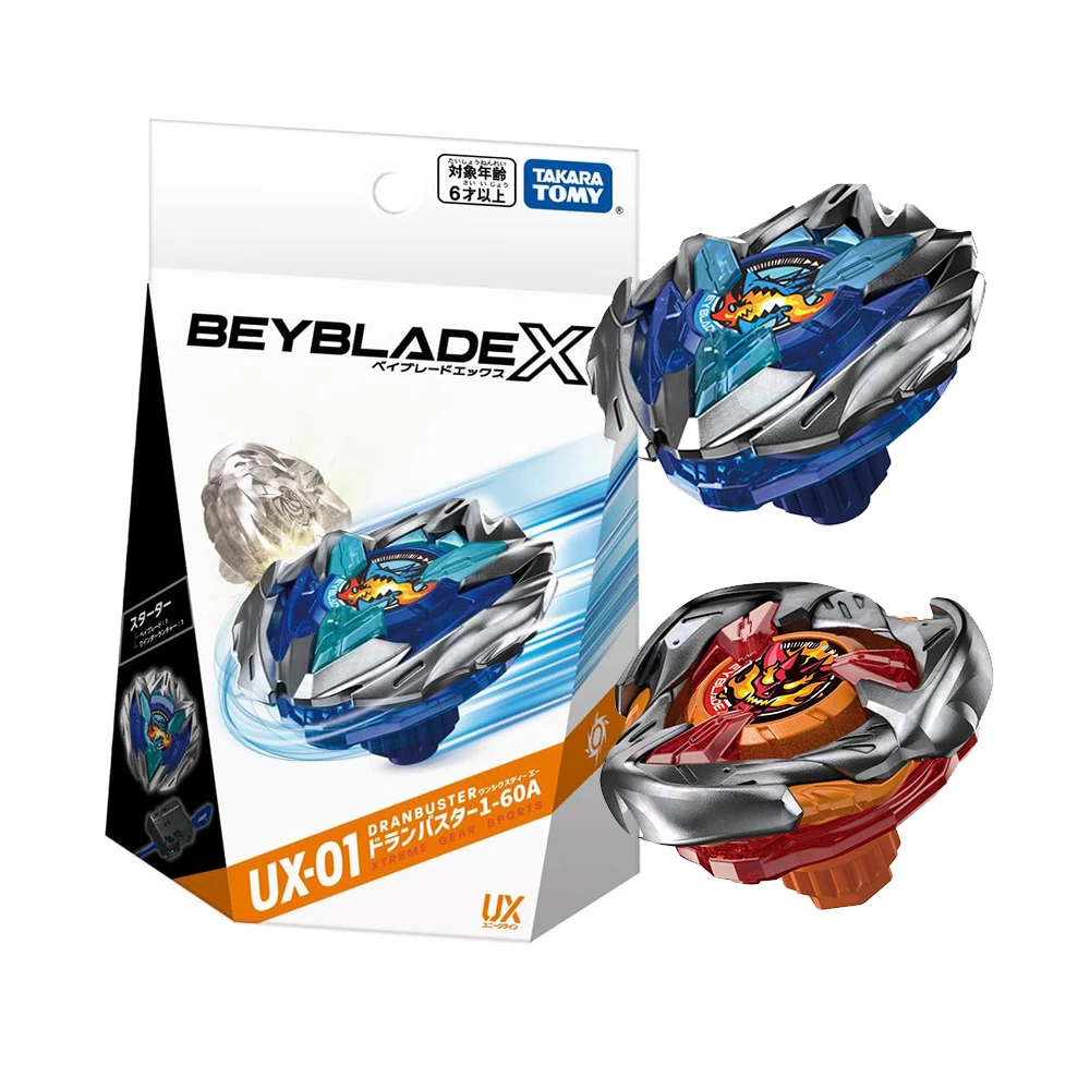 NEW UX 2024 KID TOY Spinning Top BX Series Original Metal burst fusion BEYBLADE X Generation Toy Set for Kid Gyro with Launcher