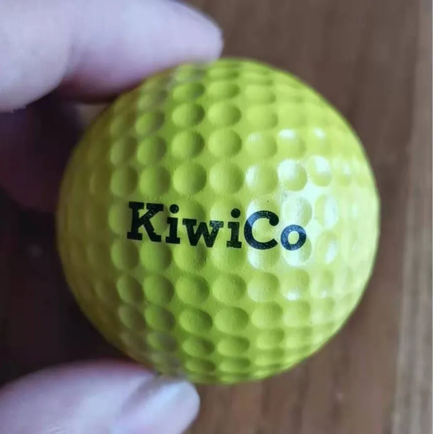 Customized logo 4.2CM PU golf Shape Foam Stress Ball