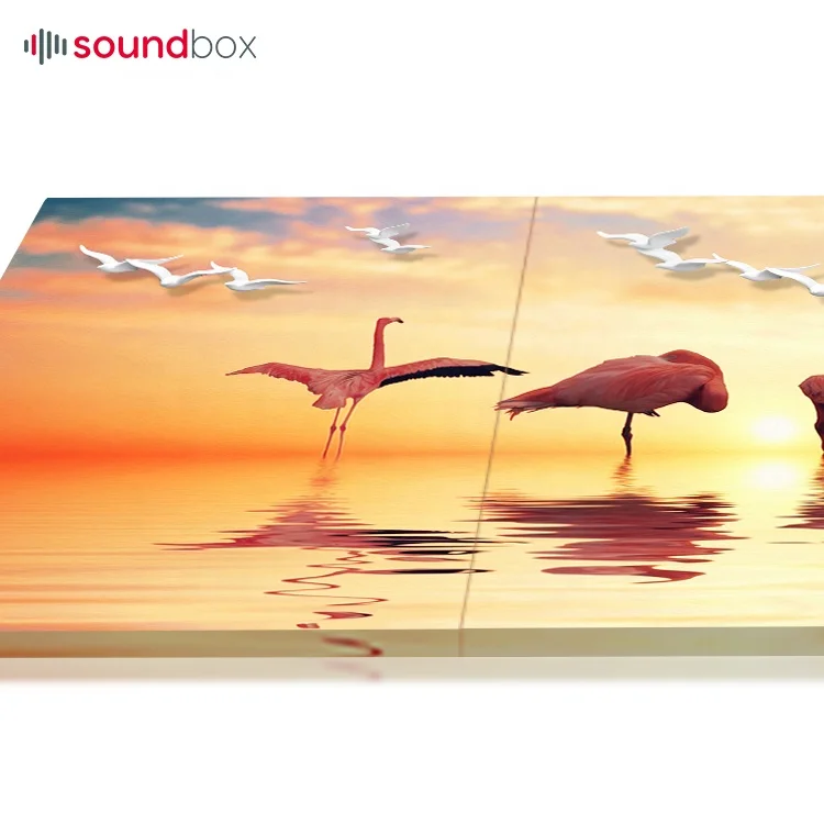 Soundbox Large Sound Absorption Medium High Frequency Board Square Acoustic Panels for Meeting Piano Room Broadcast
