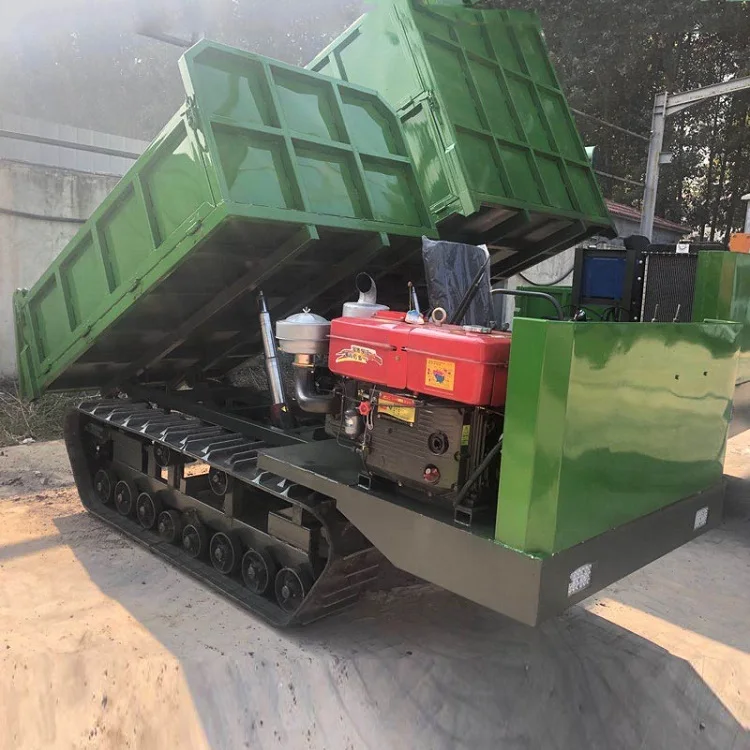 Diesel Engine Mini Dumper Truck 1000kg 2000kg 3000kg Crawler Small Dumper For Sale