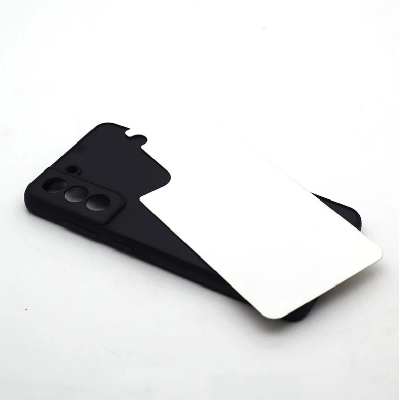 ZELOYAUT Heat Press Phone Cover PET plastic TPU Blank Sublimation Samsung S24/S23 plus Phone Case Wireless Charging Compatible