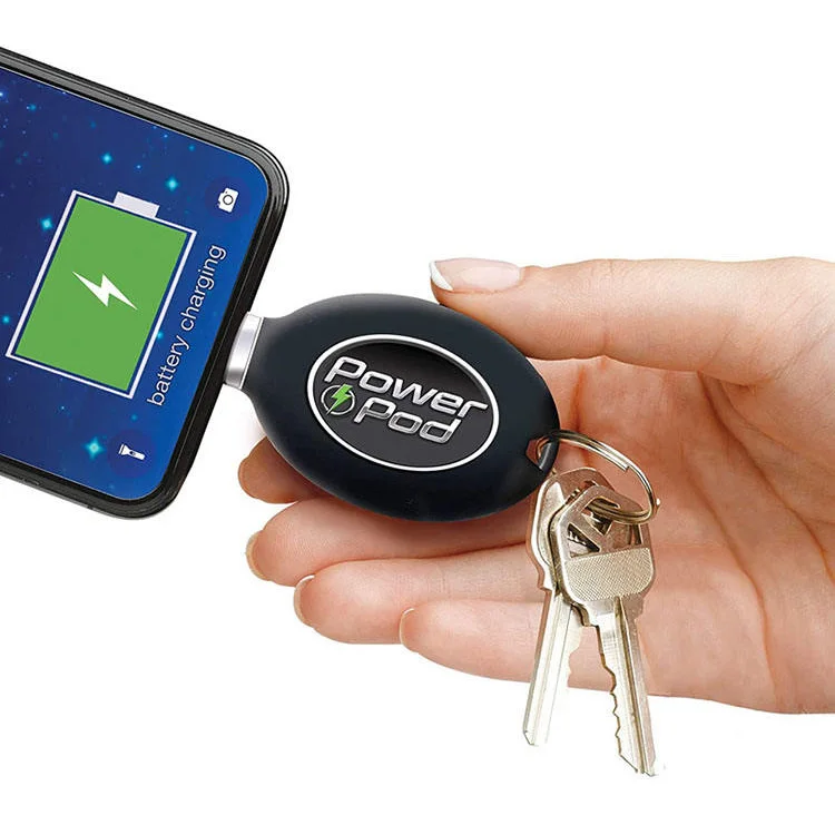 Recien llegado Mas vendidos Mini Portatil Desechable Banco De Energia Llavero Pod Cargador 800mah