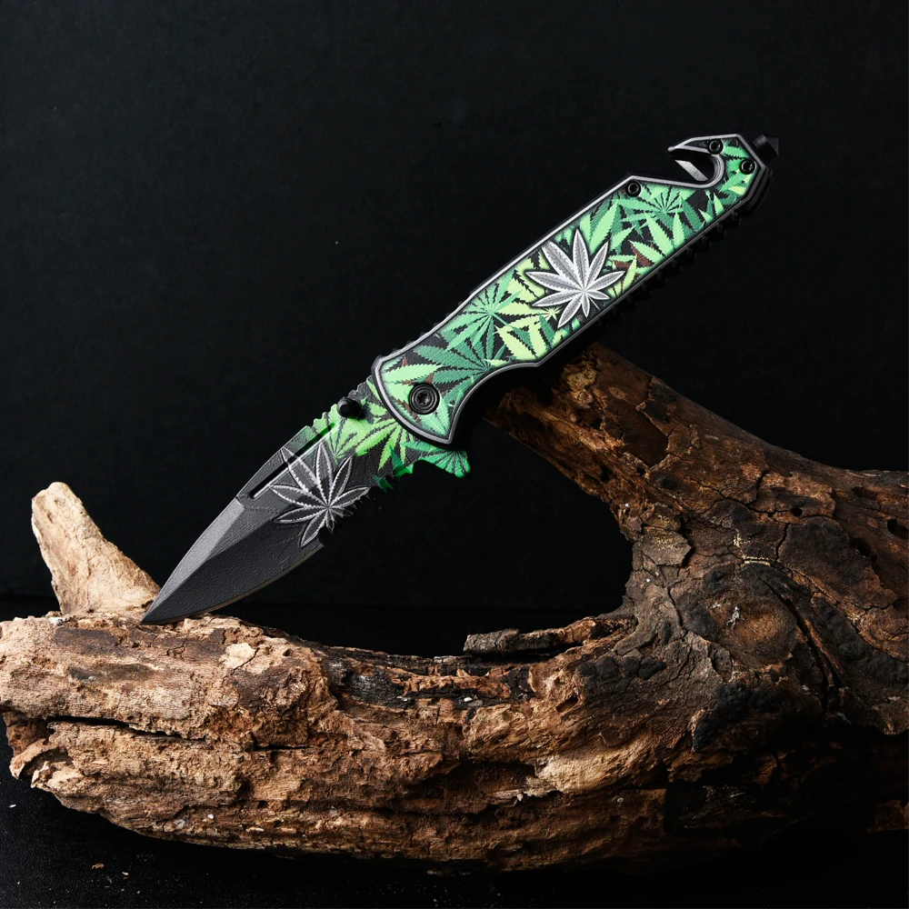 OEM/ODM custom folding fight foldable pocket knives outdoor hunting survival tactical camping knife knifes couteau pliant