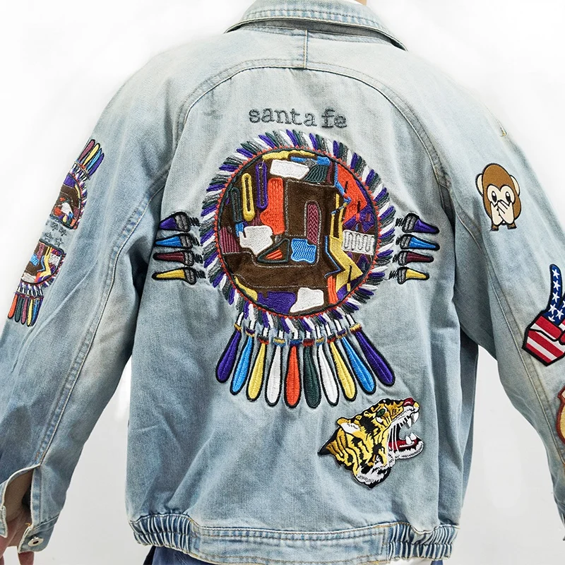 Iron On Letter Evil Eye Bear Logo Embroidery Patches Unicorn Star Embroidery Patch For Clothing