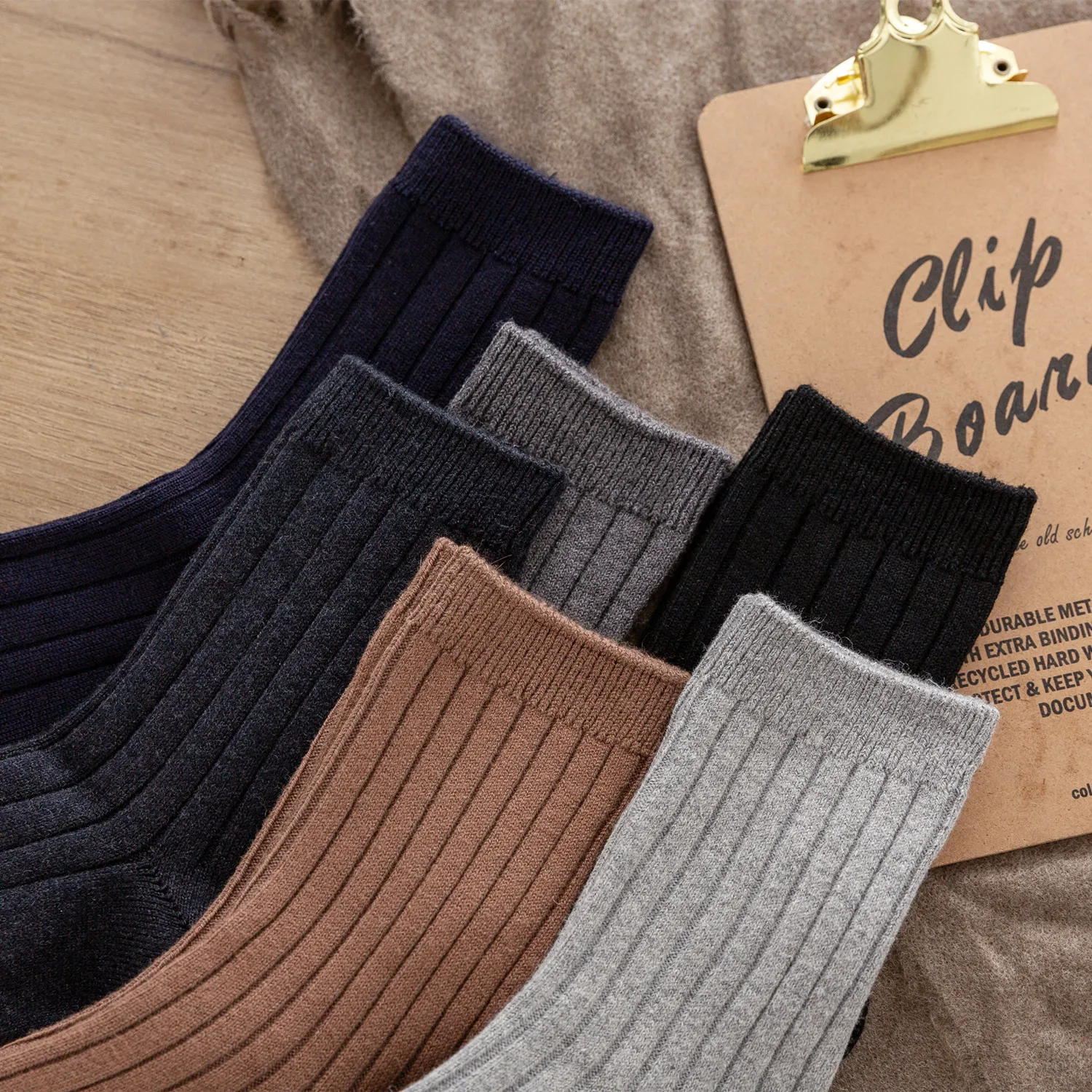 Business Men wool socks winter warm high quality double needle thickened winter socks wool socks for men