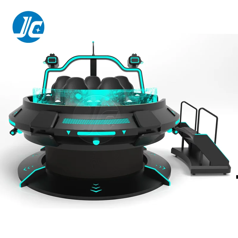 9D симулятор виртуальной реальности 4 5 мест VR UFO Cinema 6 DOF игровой автомат деревянный ящик для игр на открытом воздухе металлический автомобиль игрушки игроков