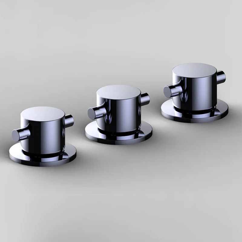 Bathtub Tap Faucet Brass Switch Control Mixing Valve Hot and Cold Water